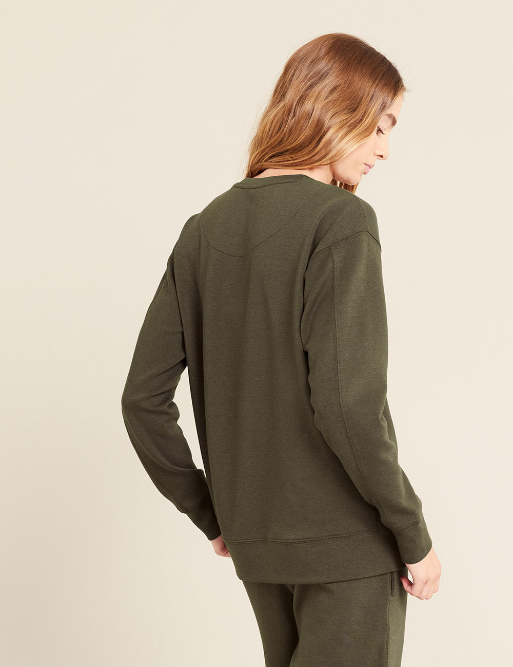 Gender-Neutral-Crew-Neck-Sweater-Dark-Olive-Female-Back.jpg