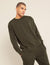 Gender-Neutral-Crew-Neck-Sweater-Dark-Olive-Male-Front-2.jpg