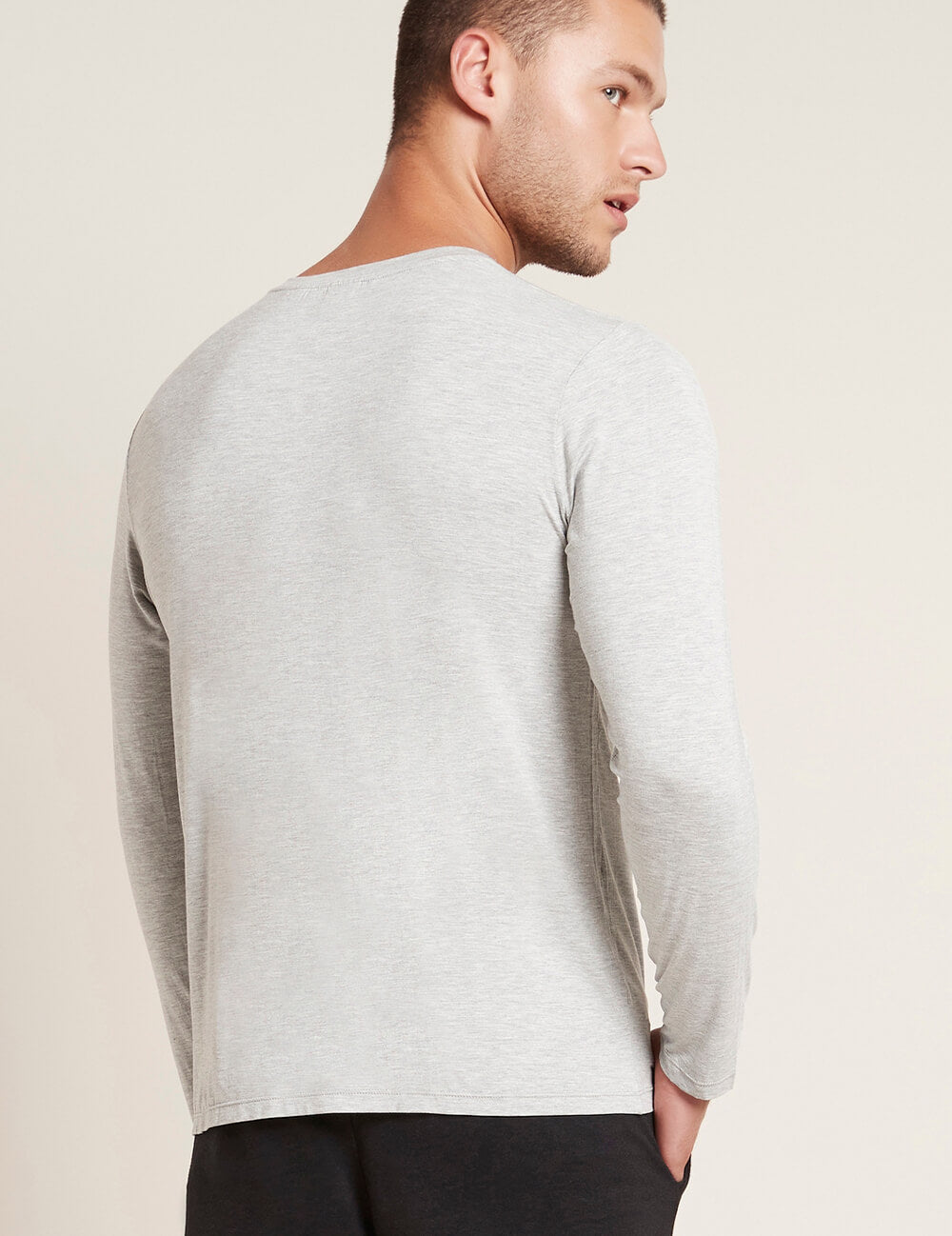 Mens-Long-Sleeve-Crew-Neck-T-Shirt-Light-Grey-Marl-Back.jpg