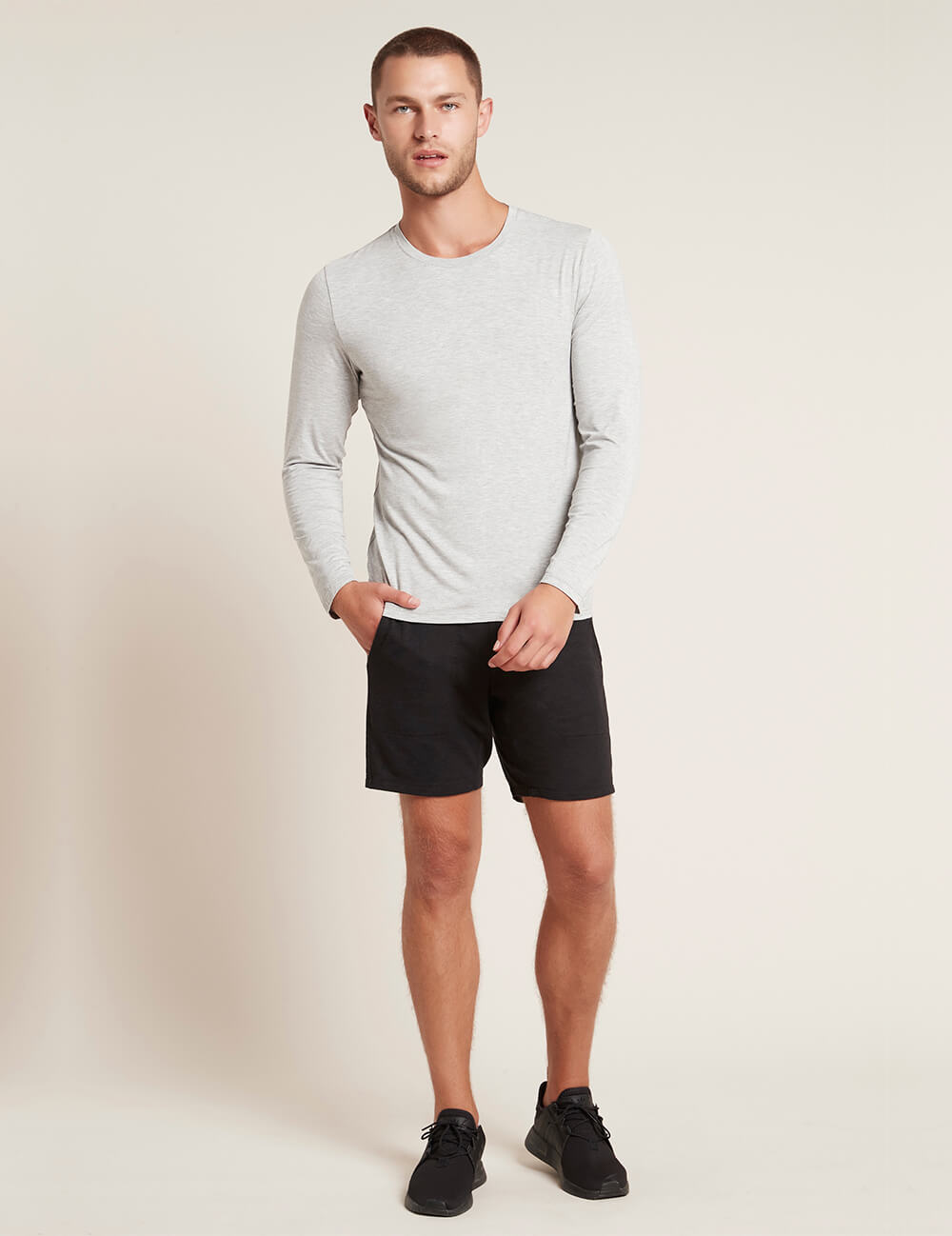 Mens-Long-Sleeve-Crew-Neck-T-Shirt-Light-Grey-Marl-Front-1.jpg