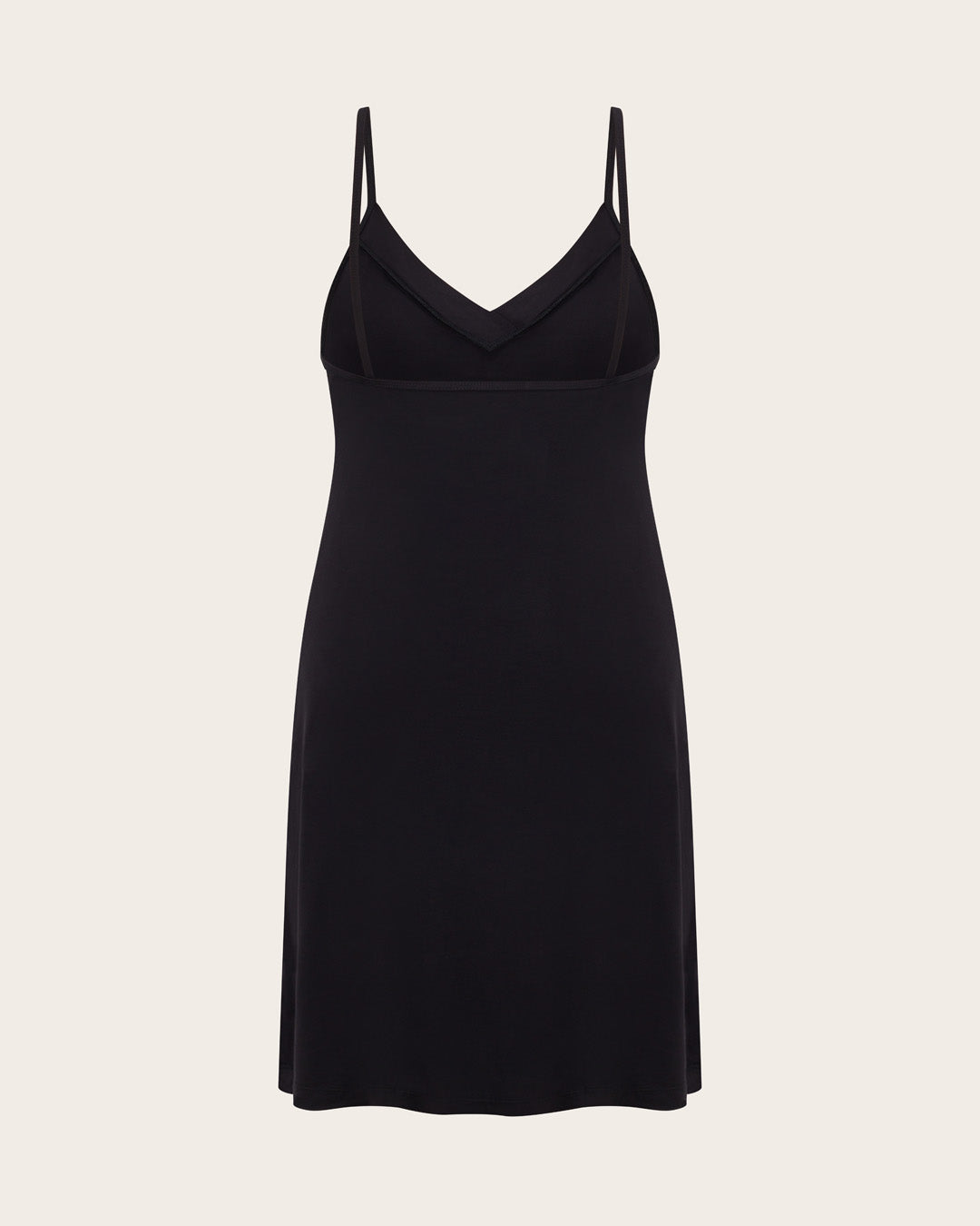 Goodnight Slip Sleep Dress - Black