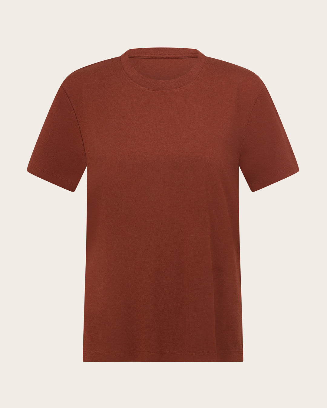 Women's Classic Crew Neck T-Shirt - Rust