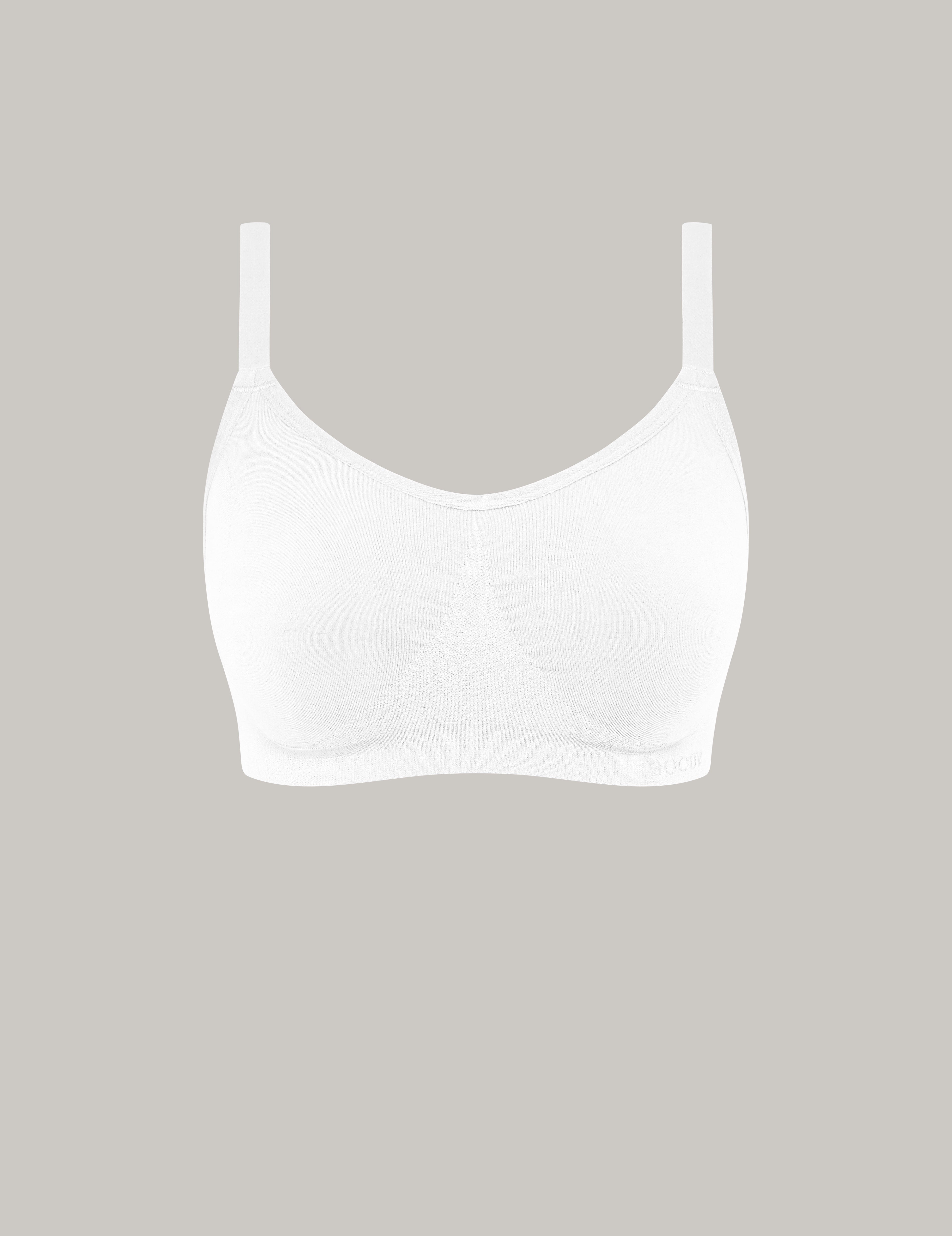 Full Bust Wireless Bra - White