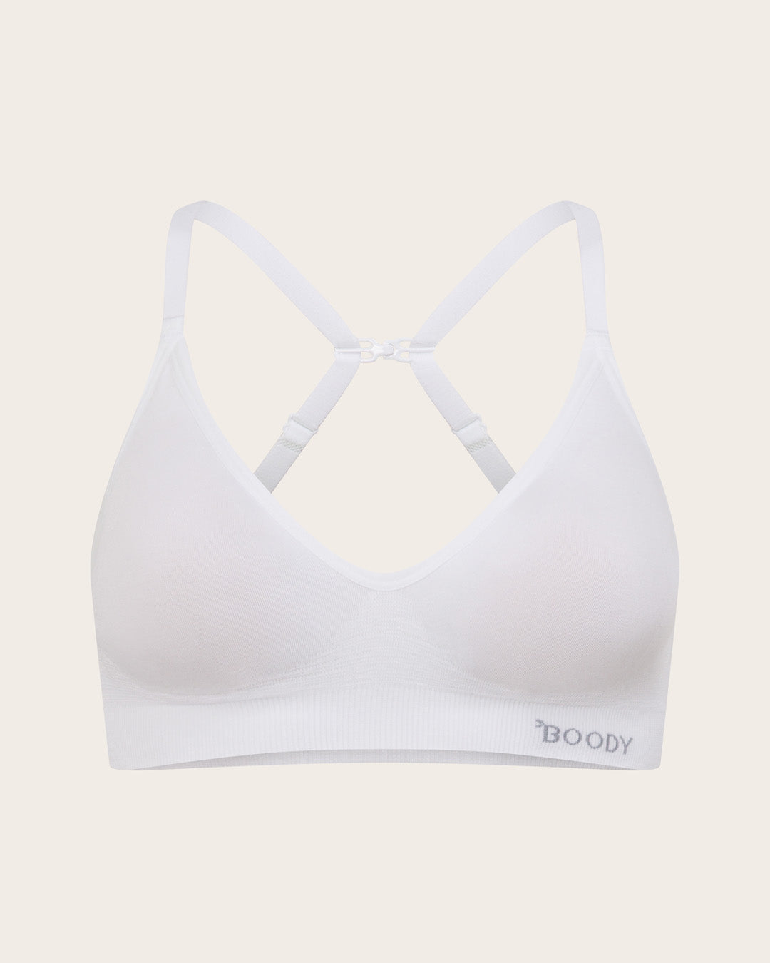 Wireless T-Shirt Bra - White