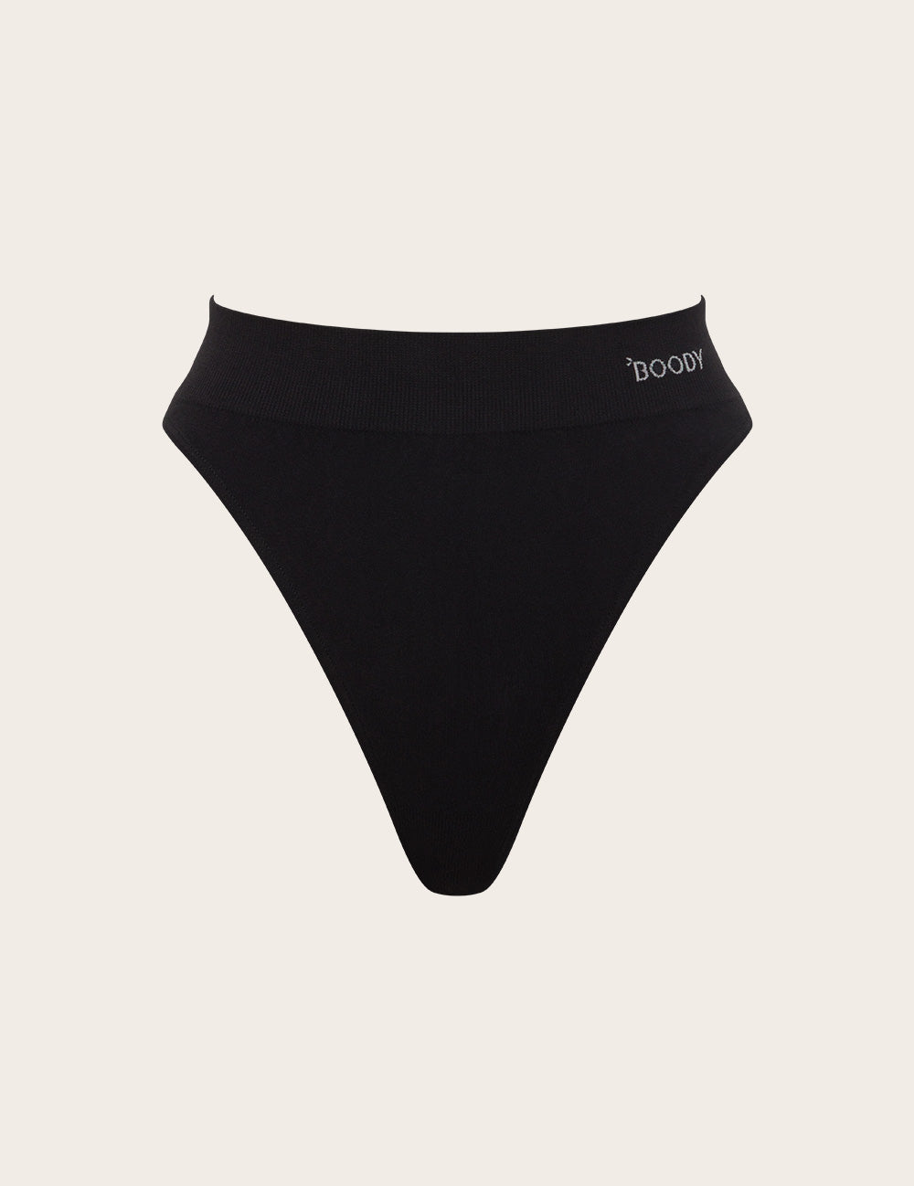 High Cut Full Briefs - Black