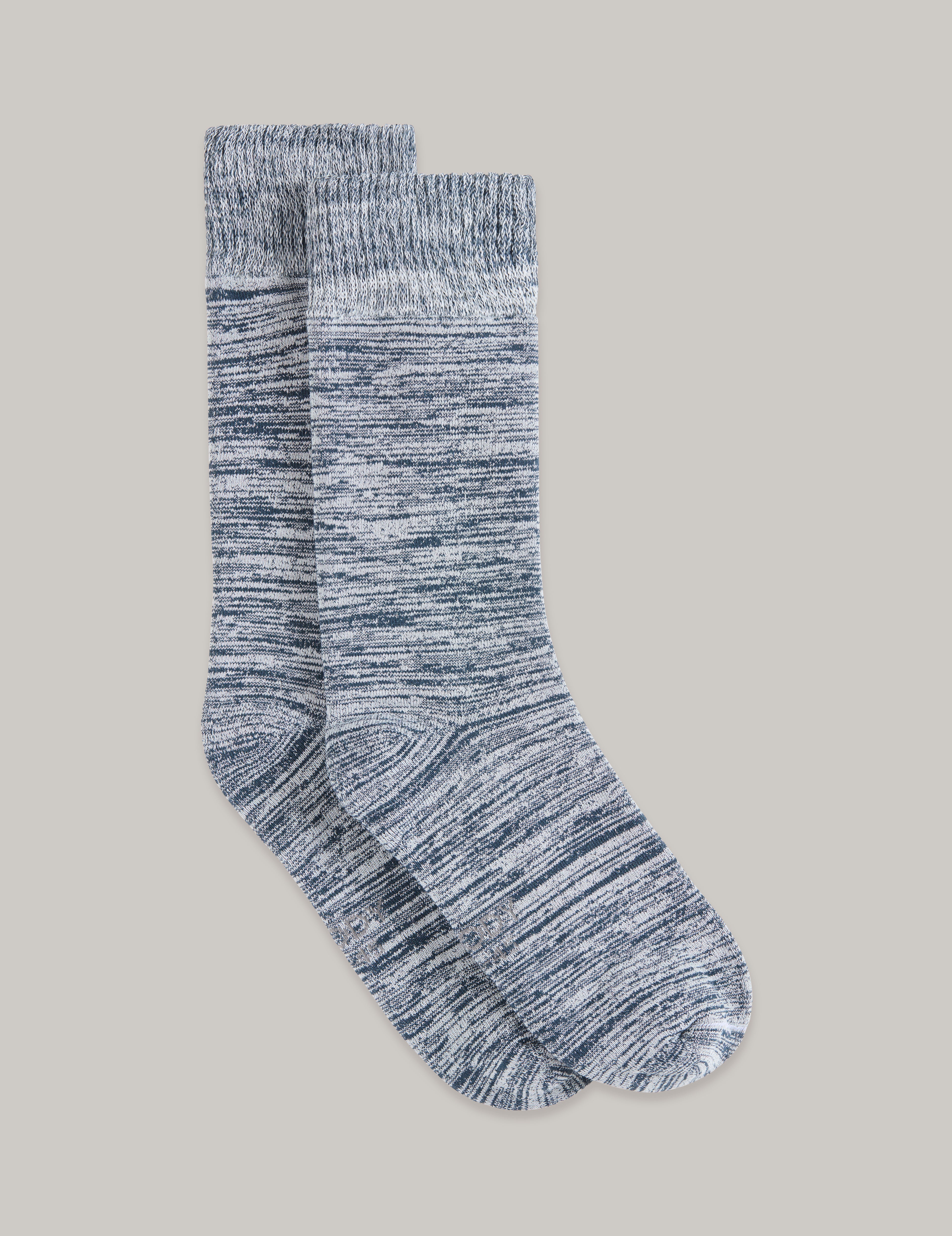 Chunky Bed Socks - Dove Marl