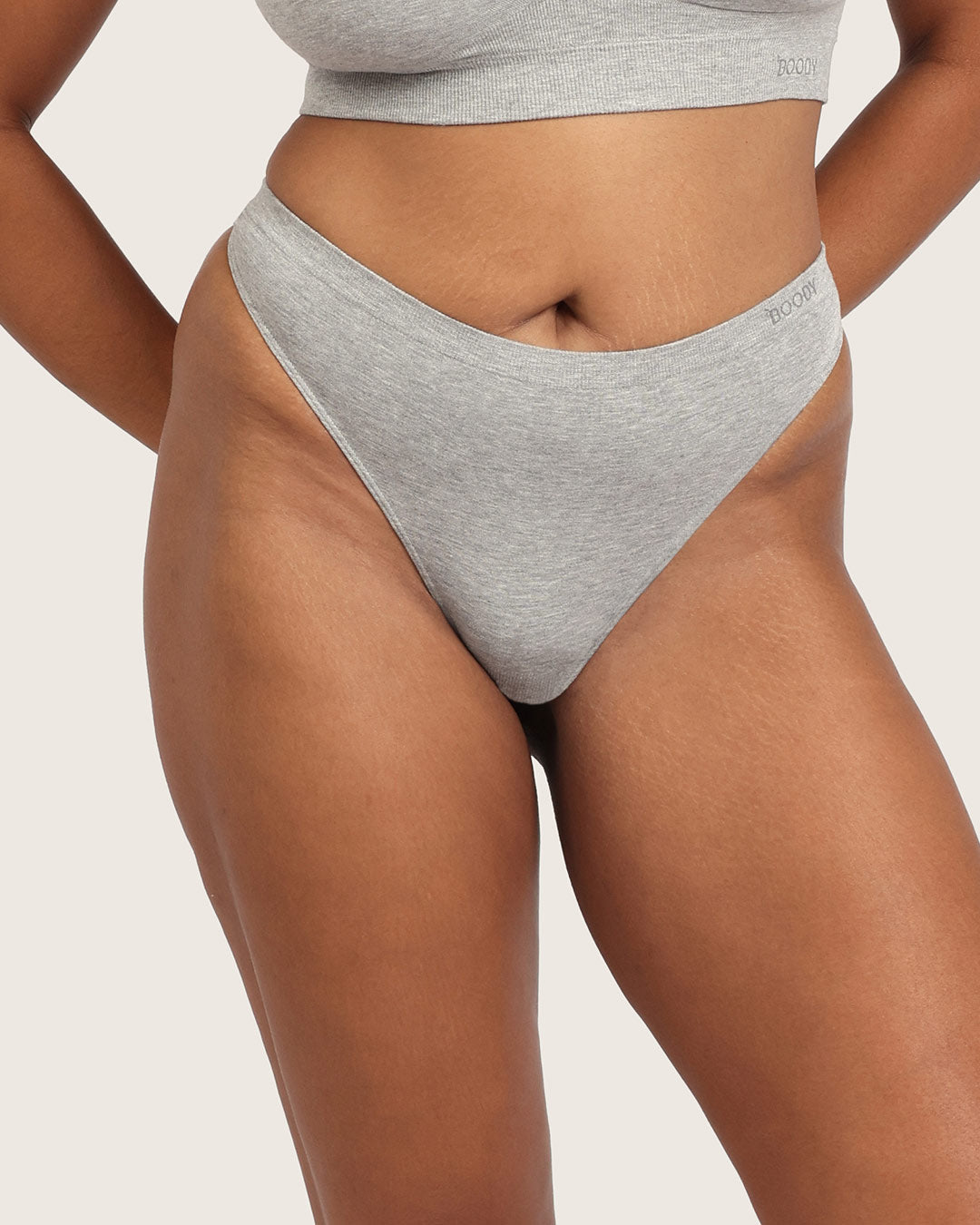 G-String - Light Grey Marl