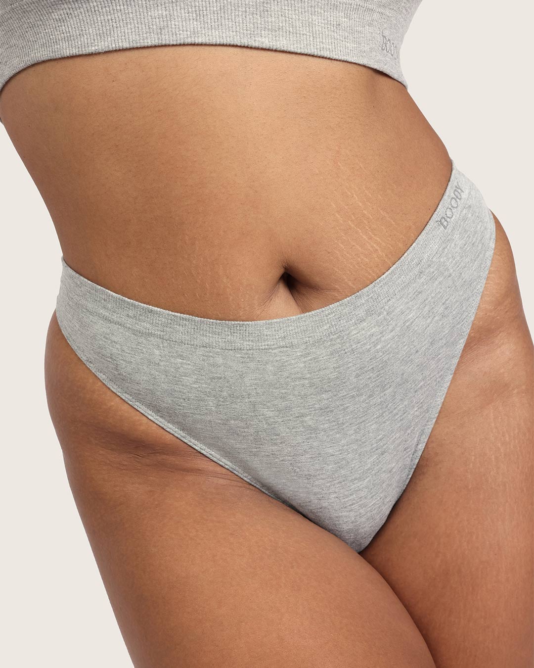 G-String - Light Grey Marl