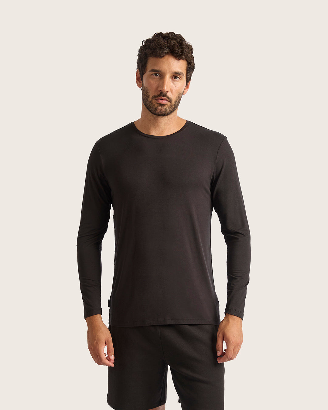 Men's Base Layer Long Sleeve Crew Neck T-Shirt