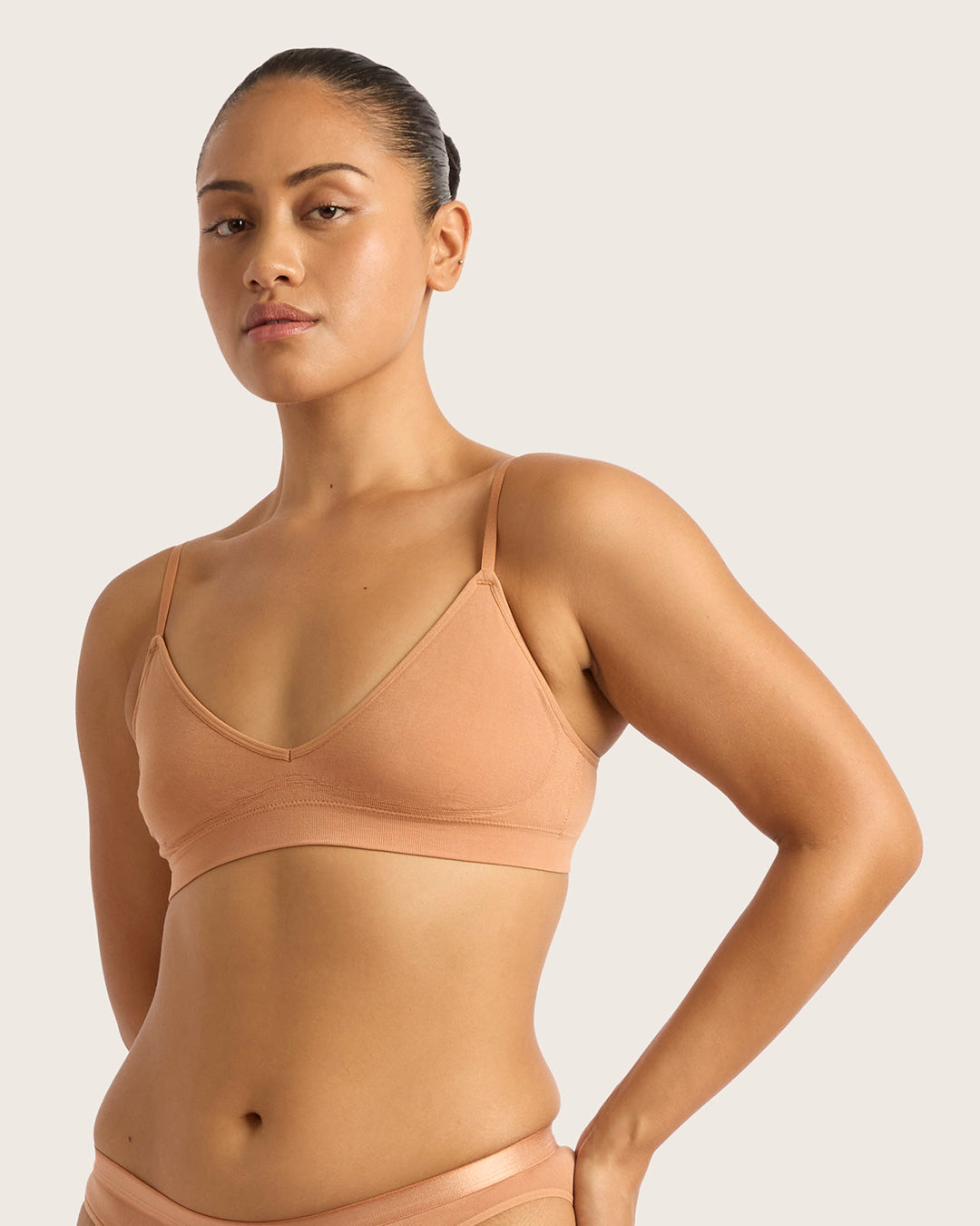 LYOLYTE Triangle Bralette - Dune