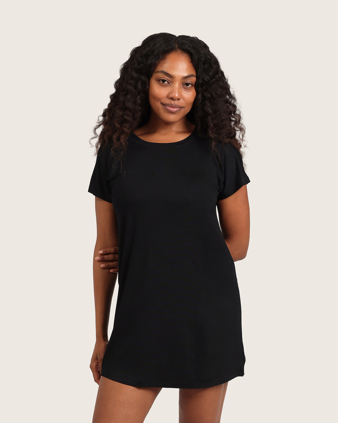 Goodnight Nightdress - Black