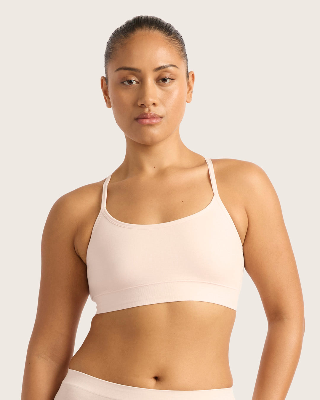 LYOLYTE Racerback Bralette - Powder Pink