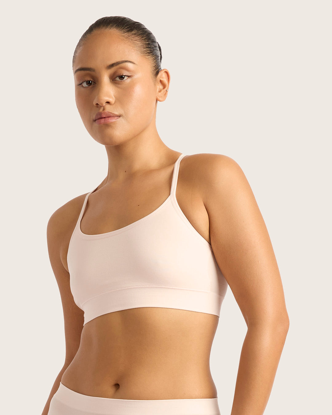 LYOLYTE Racerback Bralette - Powder Pink