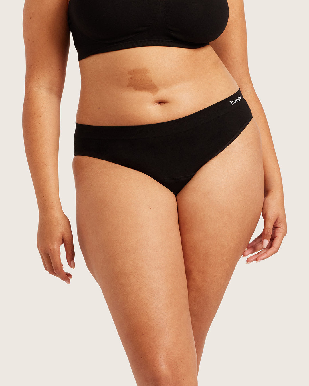 Period & Leak Proof - Classic Bikini - Moderate - Heavy - Black