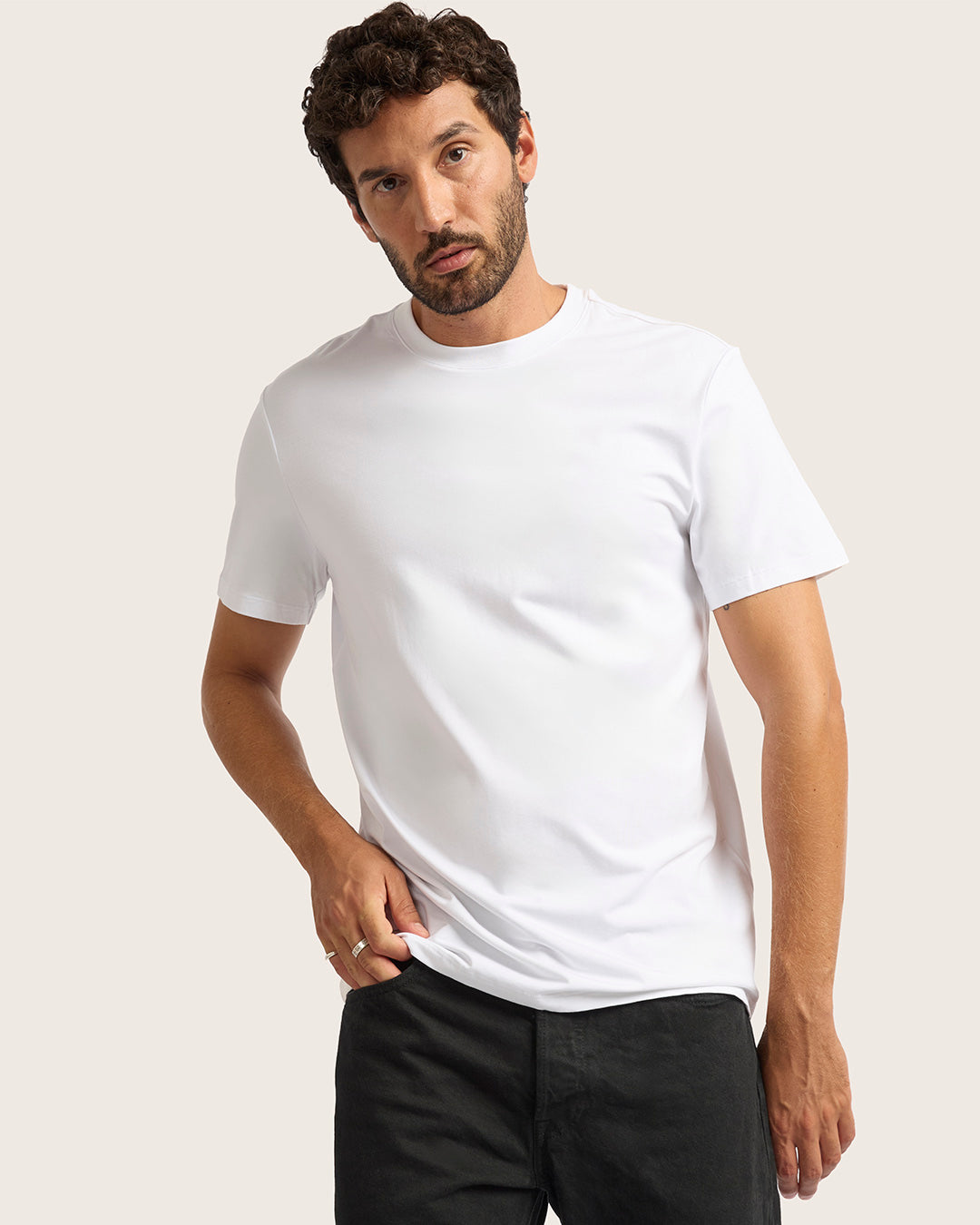Men's Classic Crew Neck T-Shirt - White