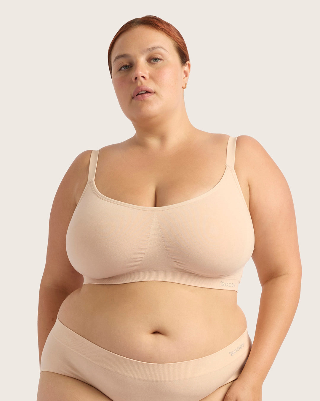 Full Bust Wireless Bra - Shell