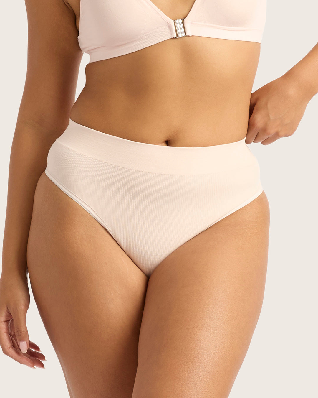 LYOLYTE High Waist G-String - Powder Pink