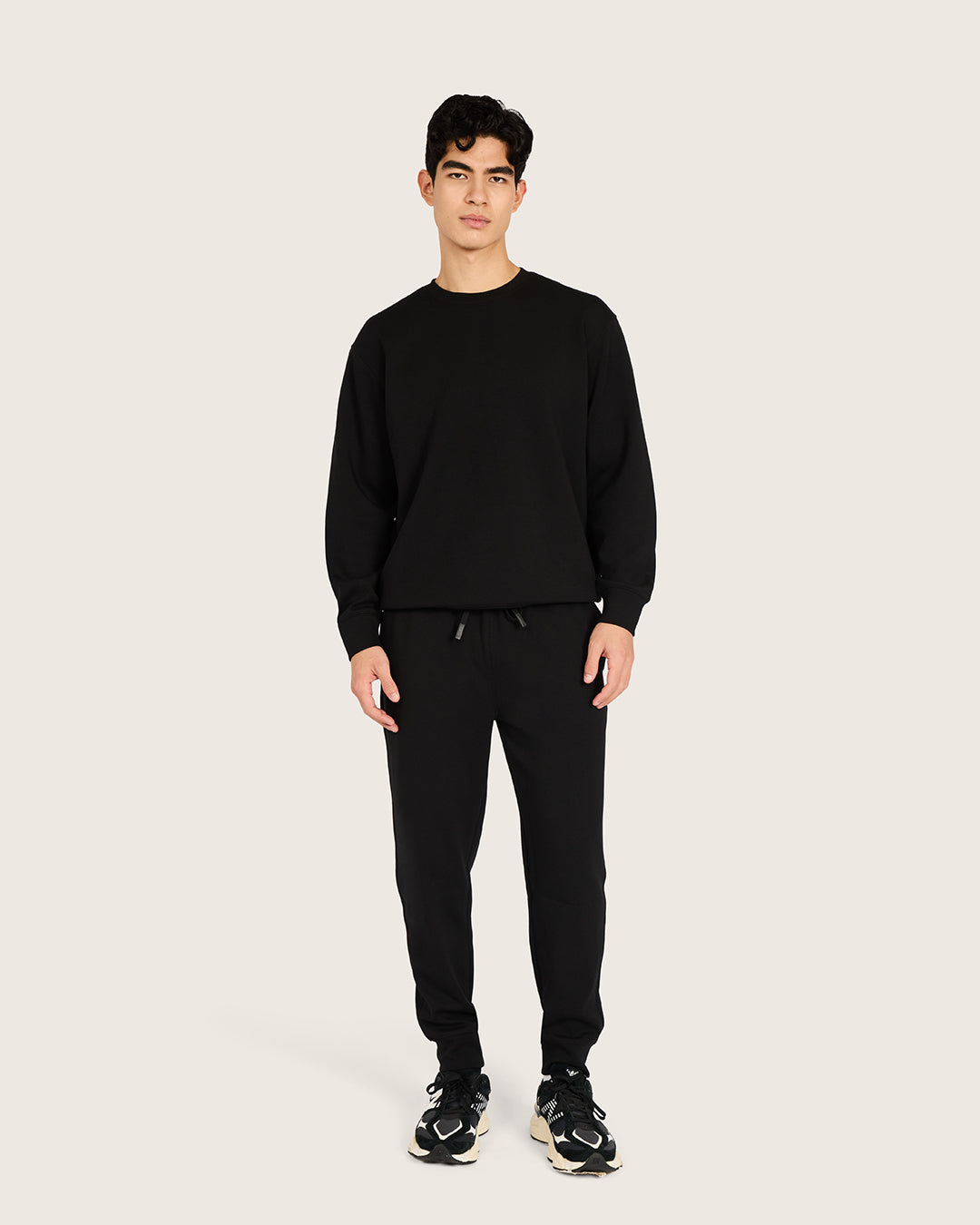 Men's Bamboo Cuffed Sweat Pants in Black – Boody Canada