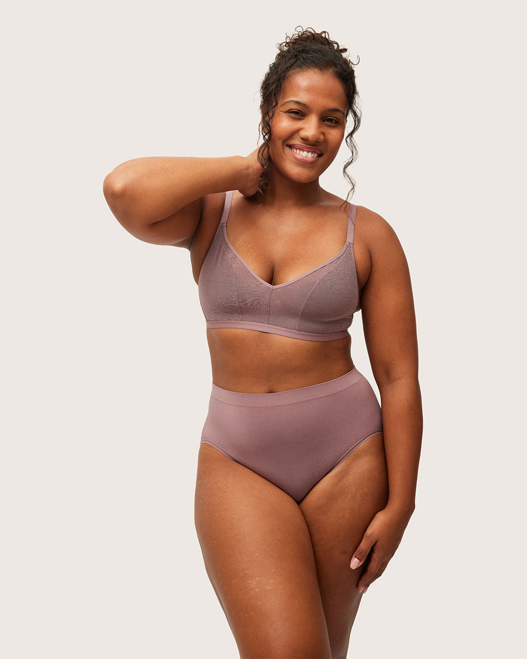 UltraLyte Full Briefs - Mauve
