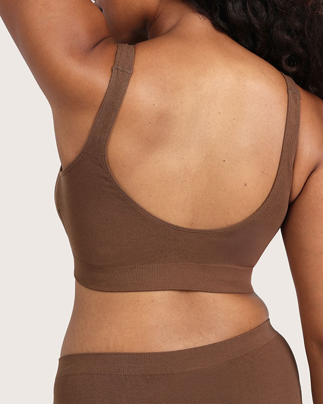 Seamfree Padded Crop Bra - Clove