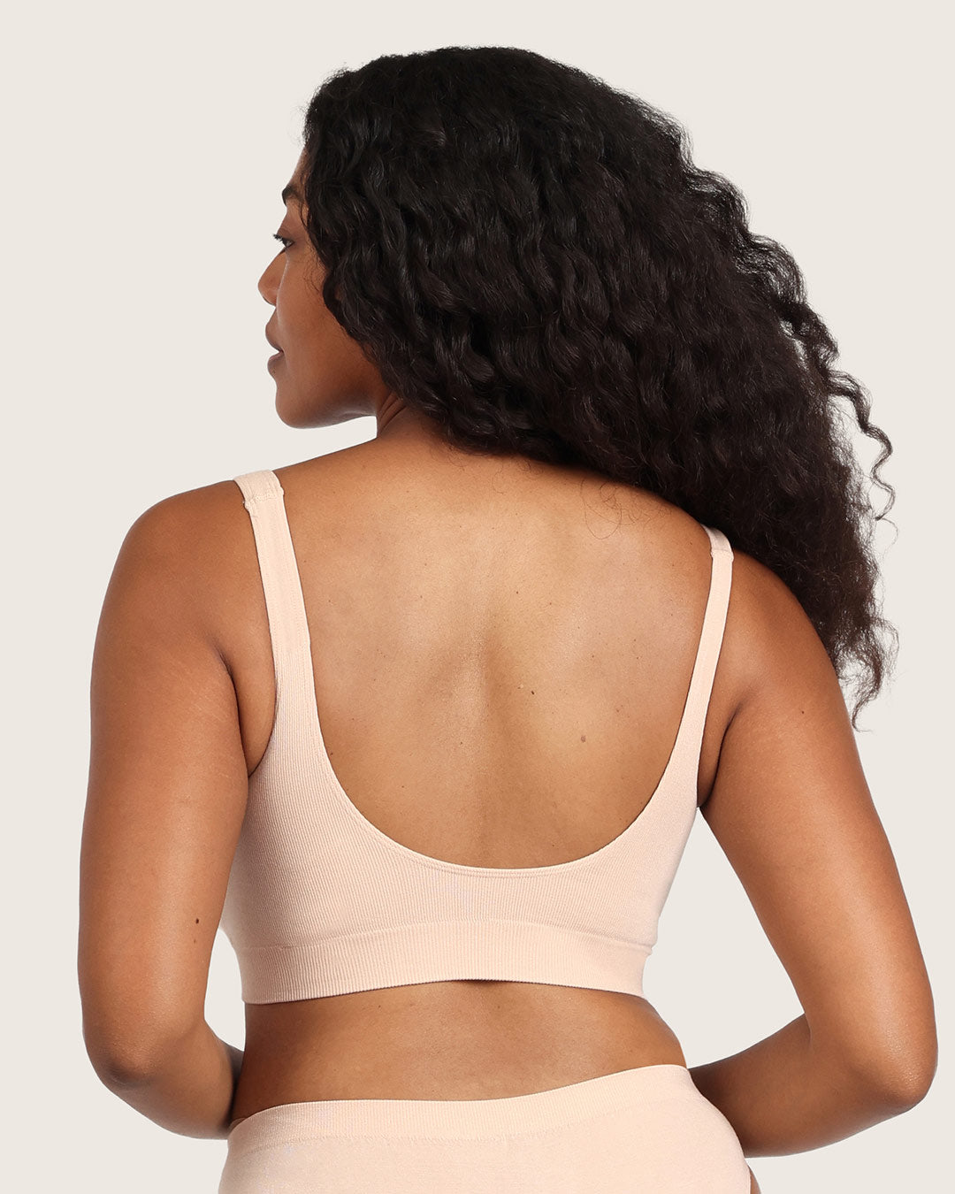 Seamfree Padded Crop Bra - Shell
