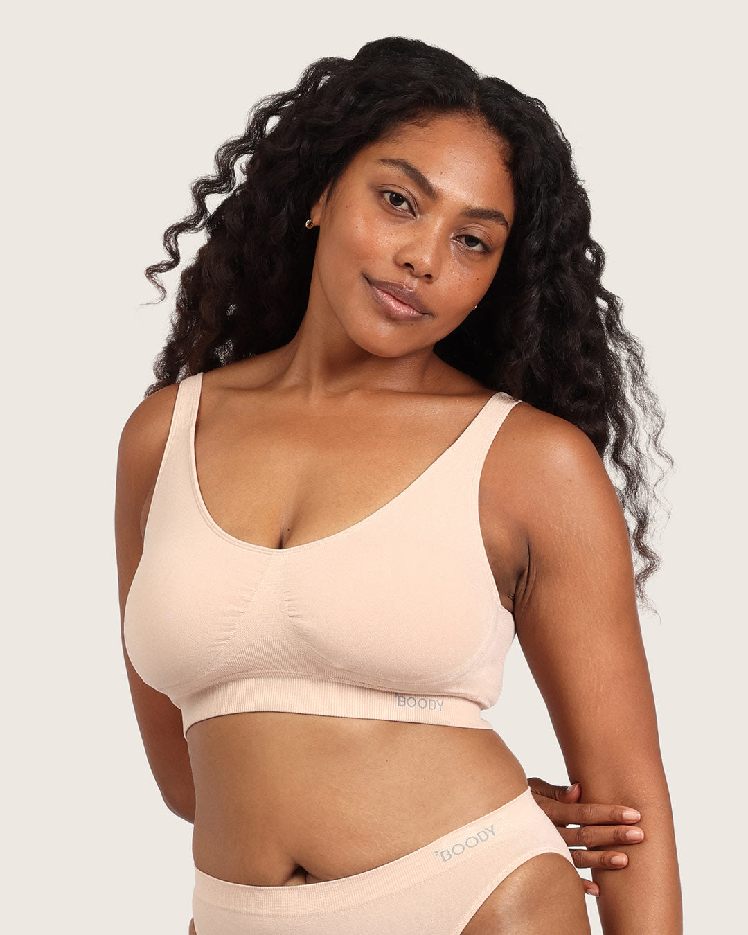Seamfree Padded Crop Bra - Shell