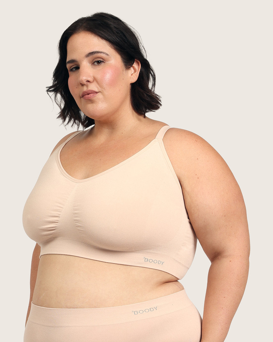 Full Bust Wireless Bra - Shell