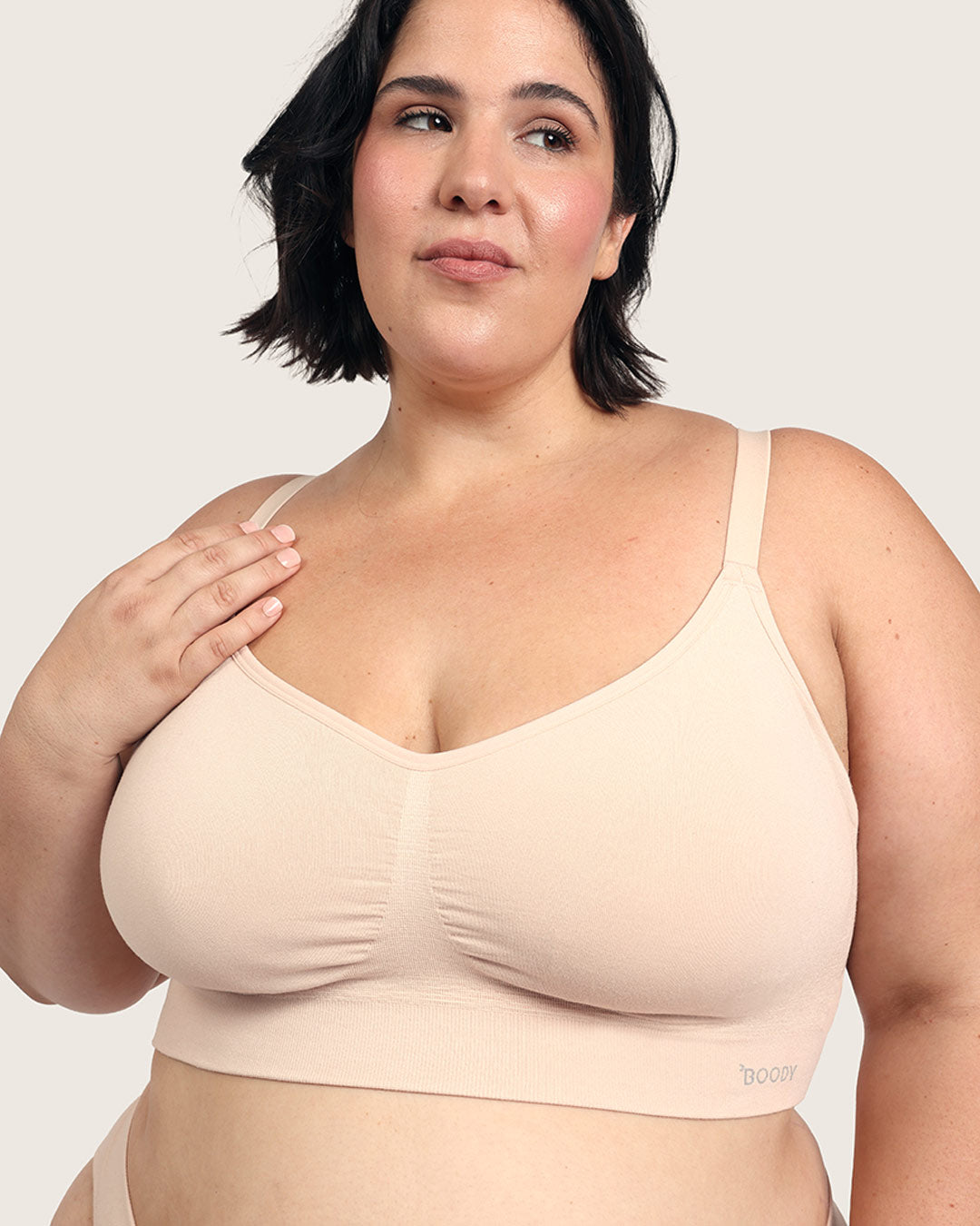 Wireless Full Bust T-Shirt Bra - Shell