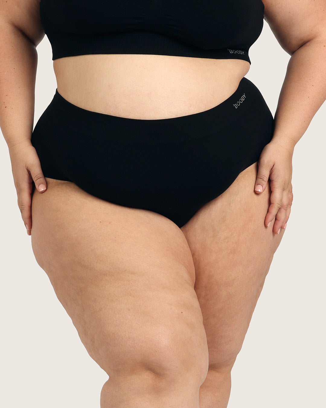 Full Coverage Briefs - Black