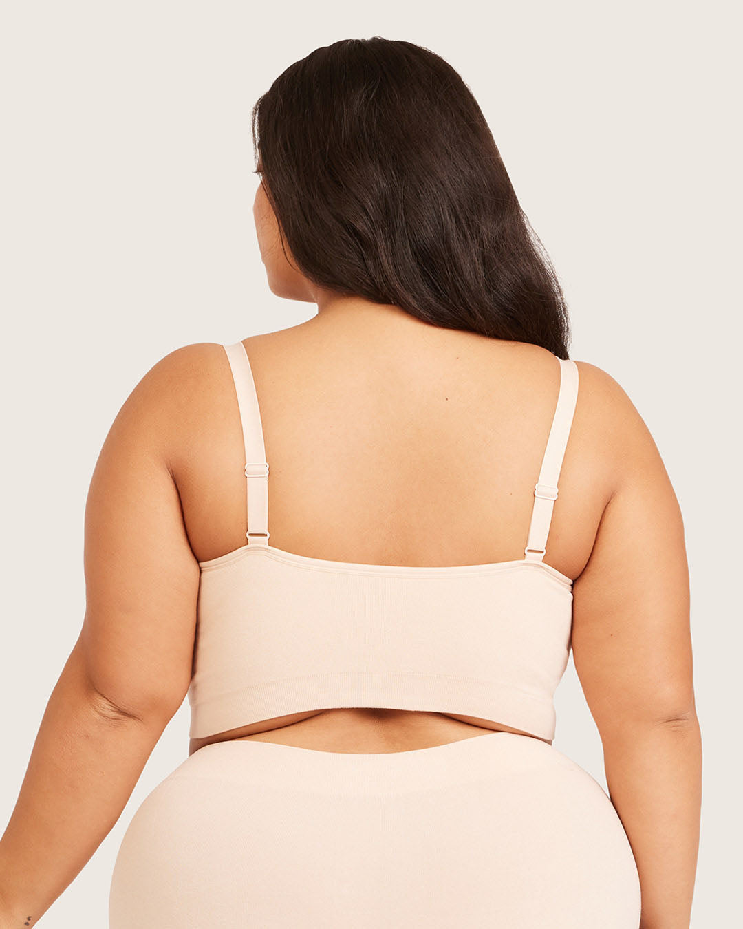 Full Bust Wireless Bra - Shell