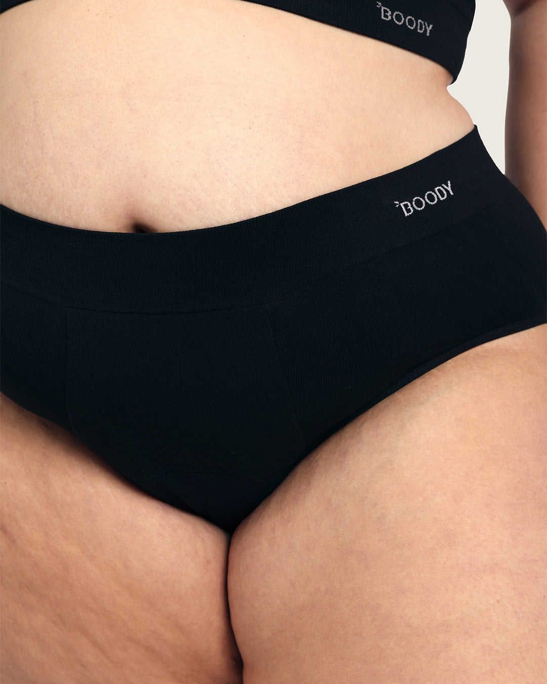 Period & Leak Proof - Full Briefs - Overnight - Black