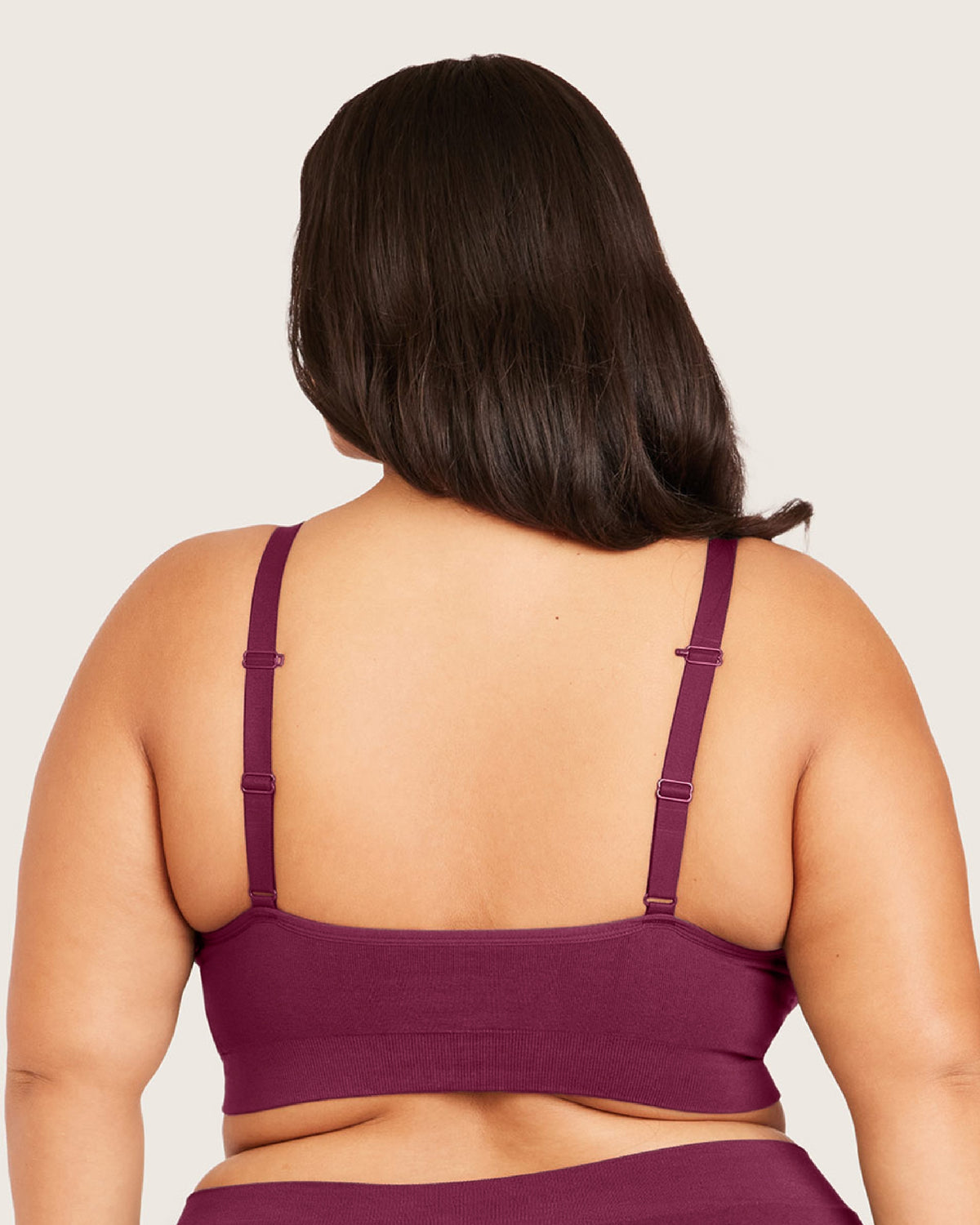 Wireless Full Bust T-Shirt Bra - BCAM Dark Pink