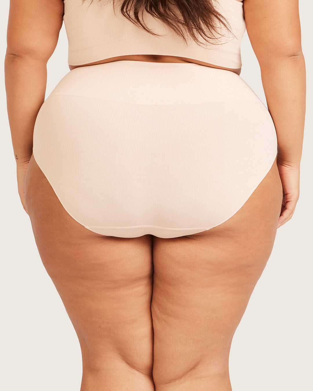 Shaper High Cut Full Briefs - Shell