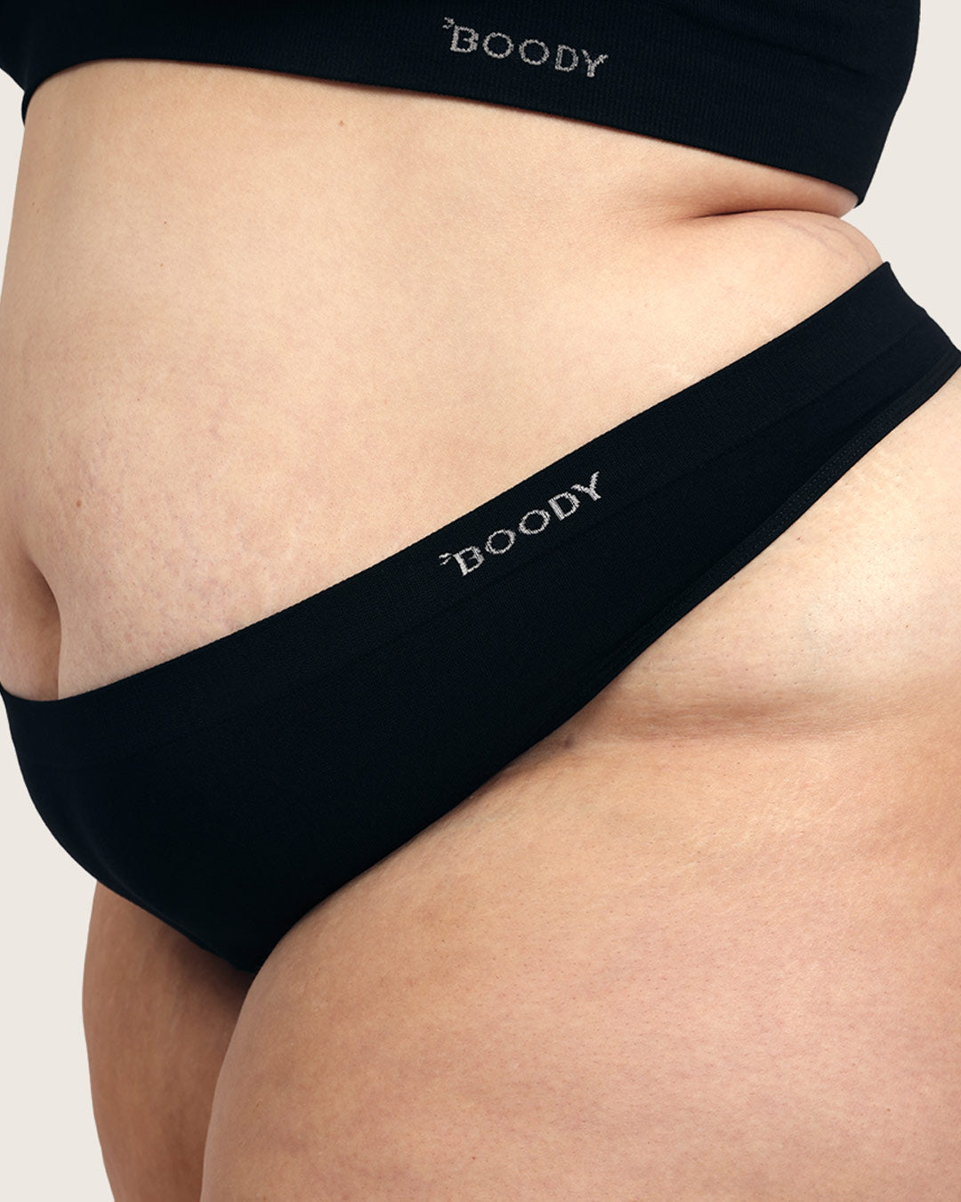 Period & Leak Proof - G-String - Light - Black