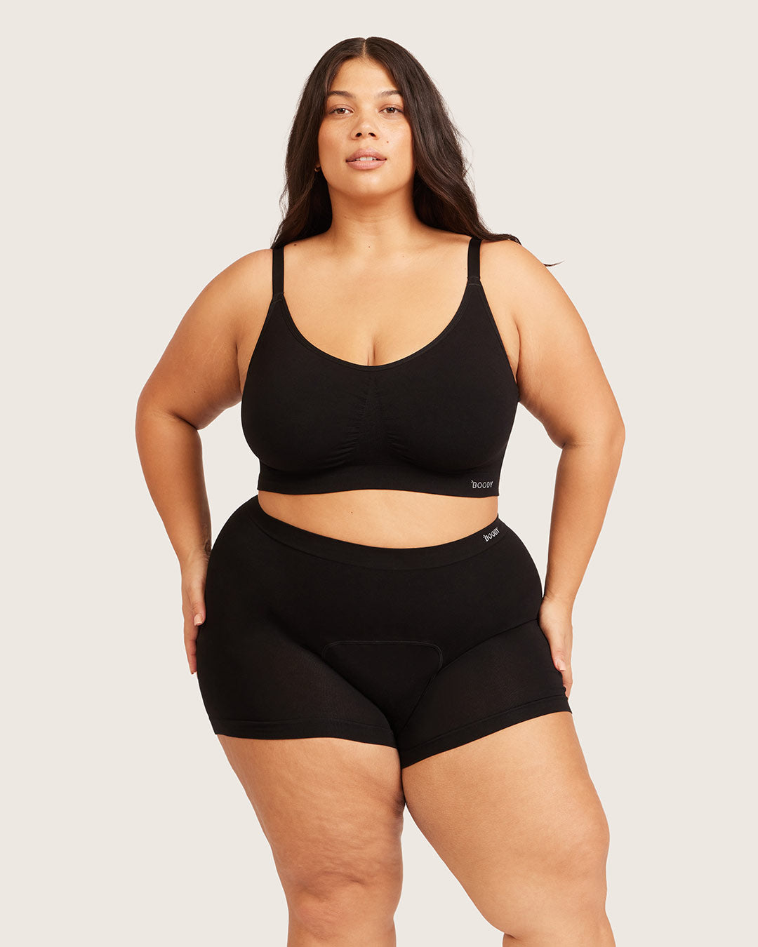 Period & Leak Proof - Undershorts 3" - Moderate - Black
