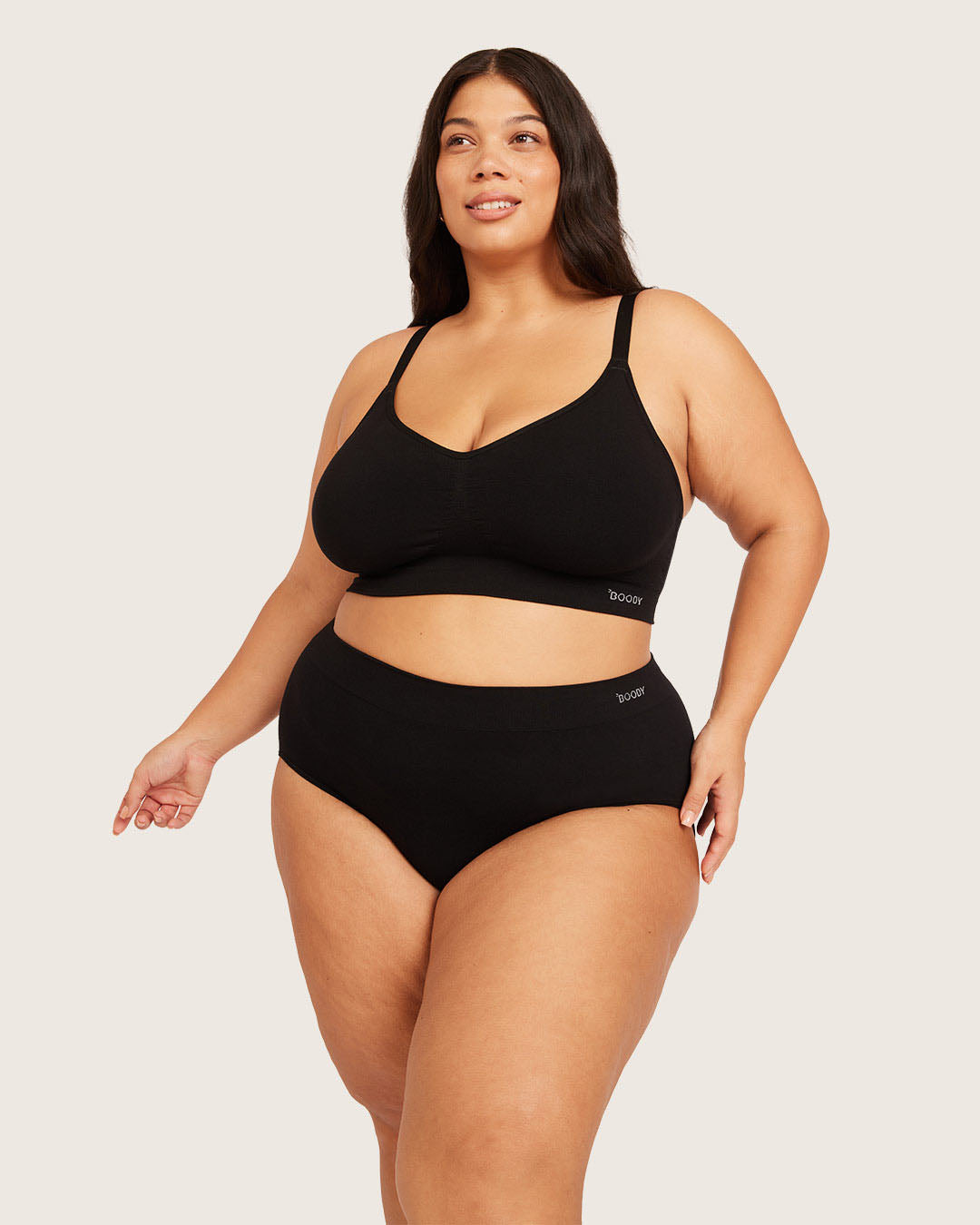 Full Coverage Briefs - Black