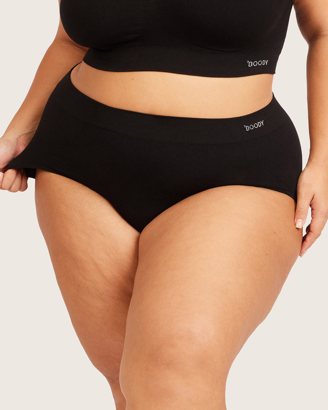 Full Coverage Briefs - Black