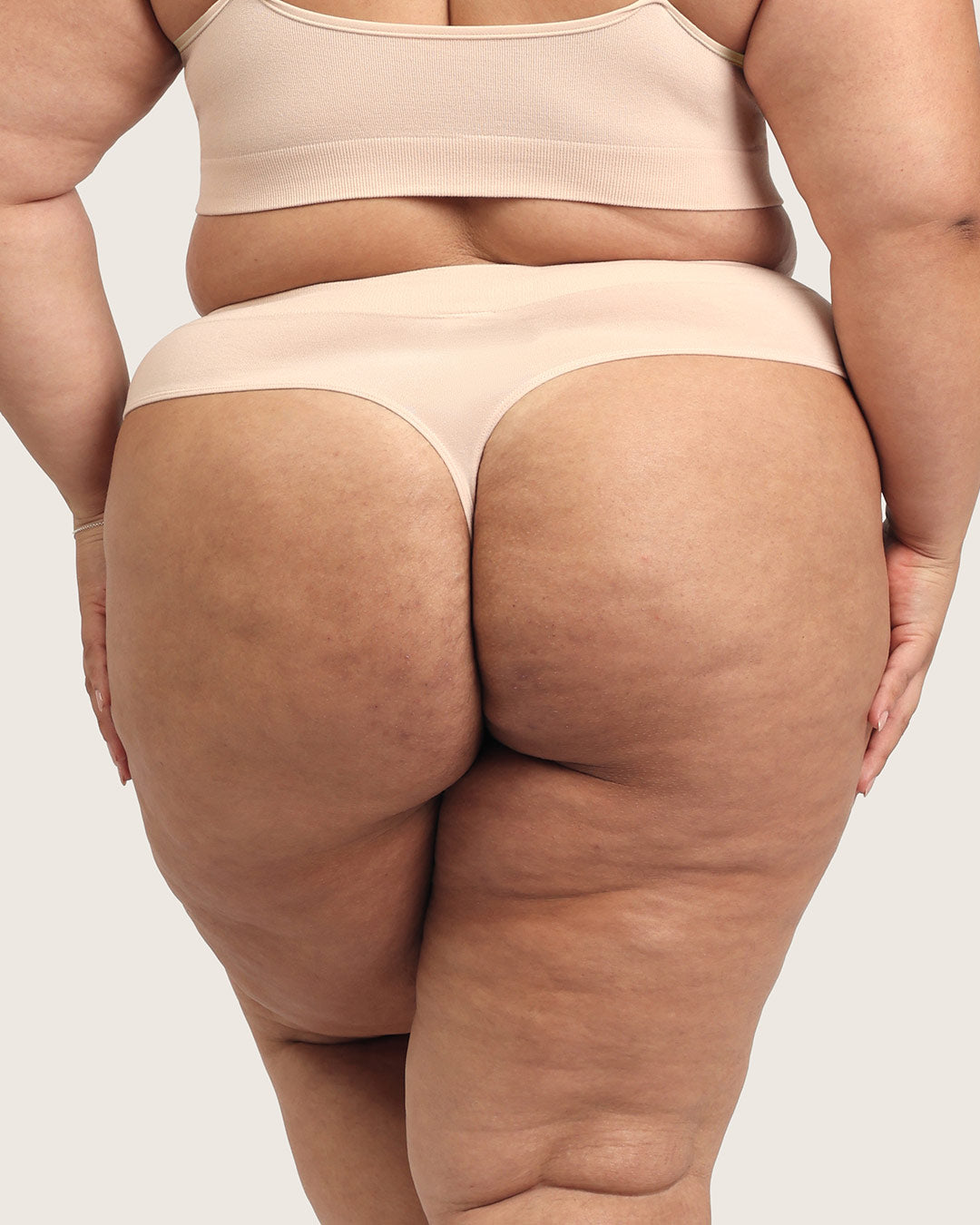 High Waist G-String - Shell