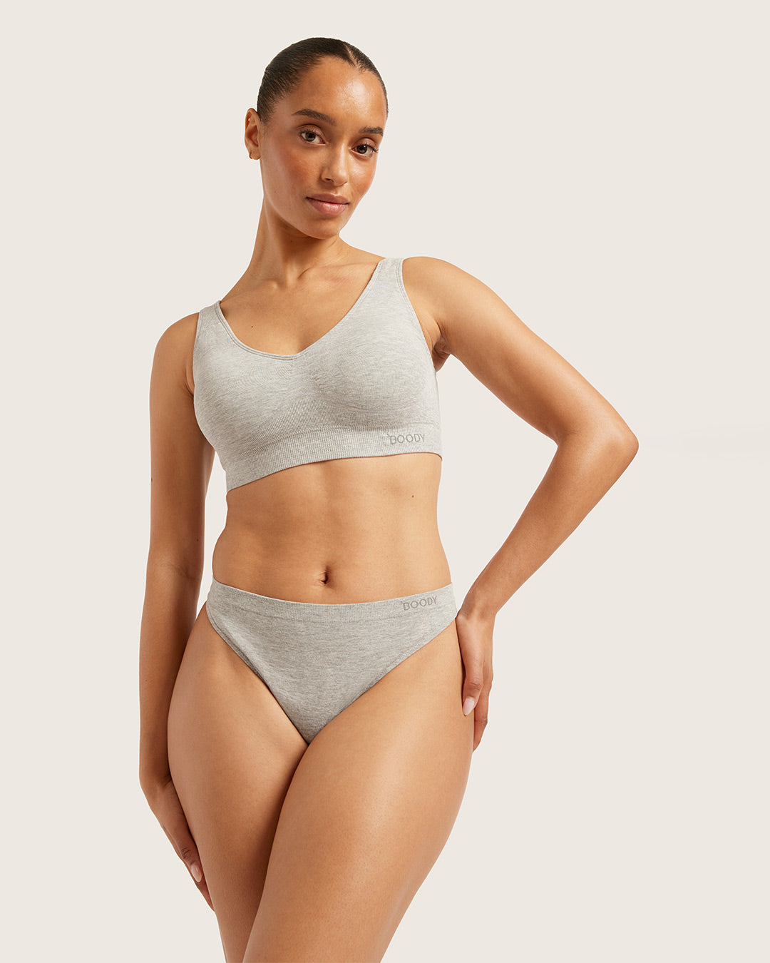 G-String - Light Grey Marl