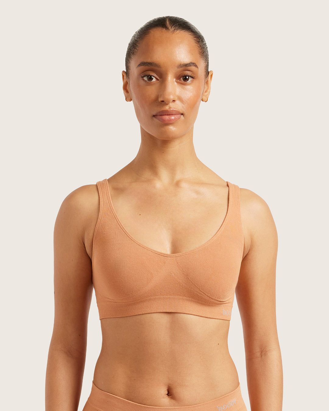 Seamfree Crop Bra - Dune