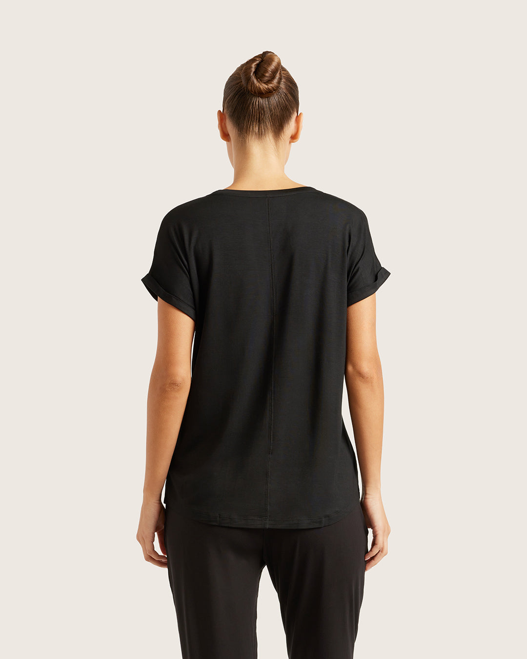 Downtime Lounge Top - Black
