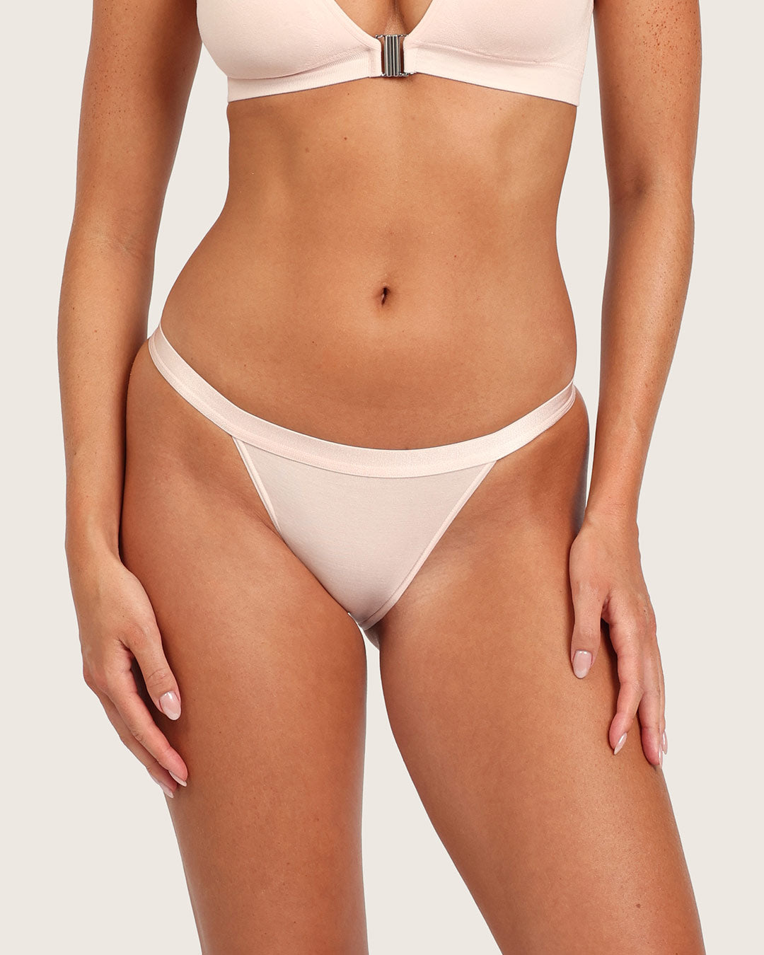 LYOLYTE Hi-Cut Bikini - Powder Pink