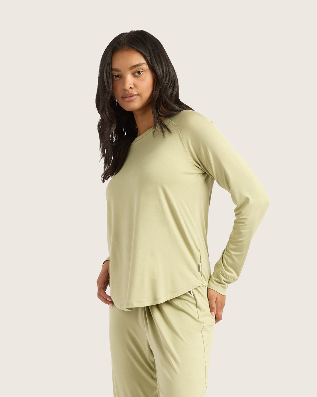 Goodnight Raglan Sleep Top - Sage