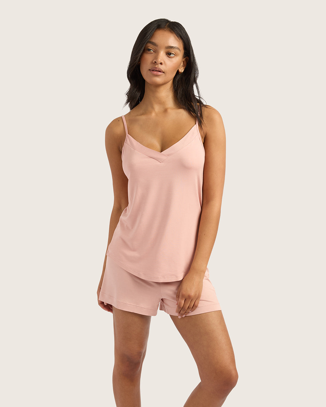 Women's Bamboo Sleep Cami in Dusty Pink – Boody Canada