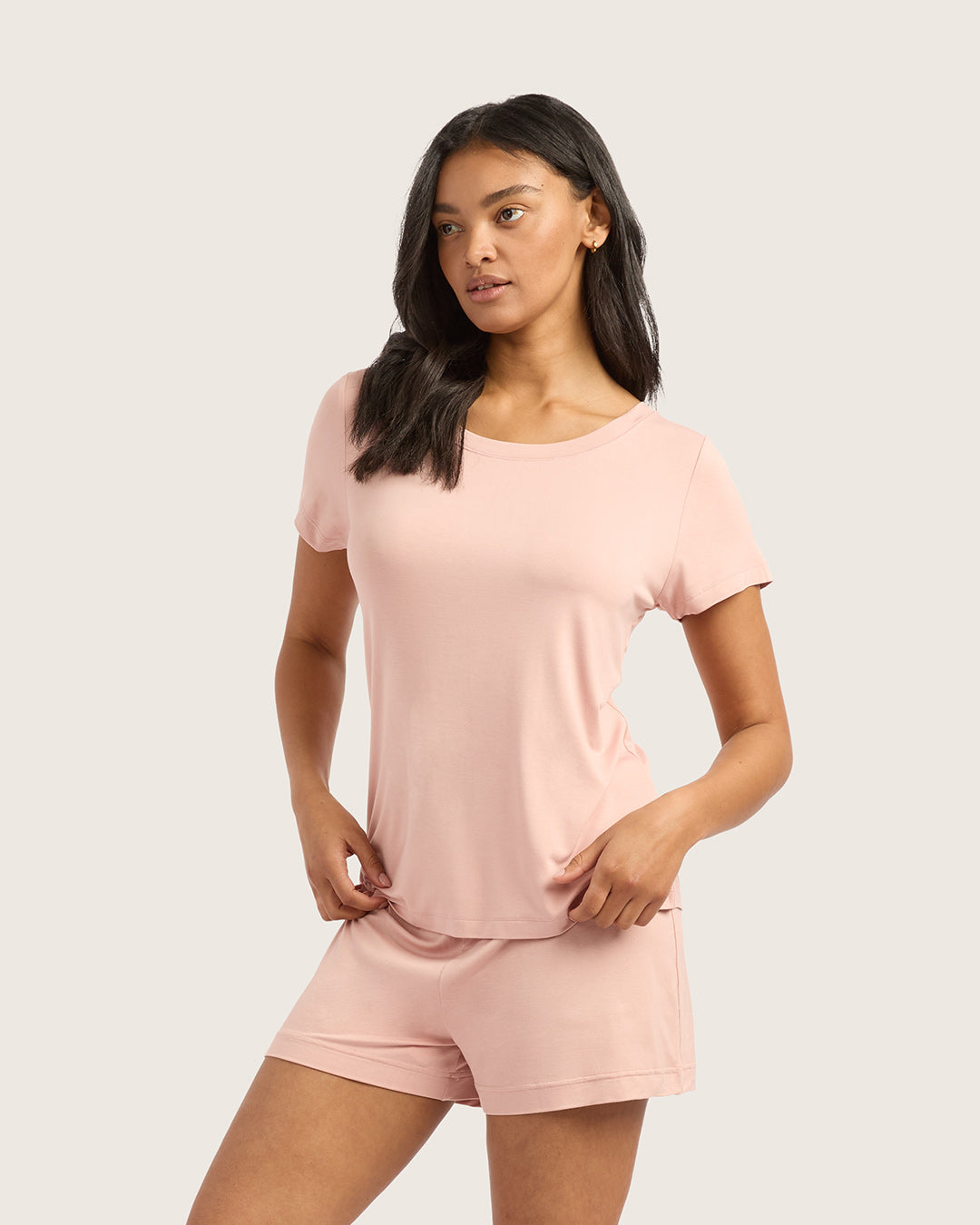 Goodnight Sleep Tee - Dusty Pink