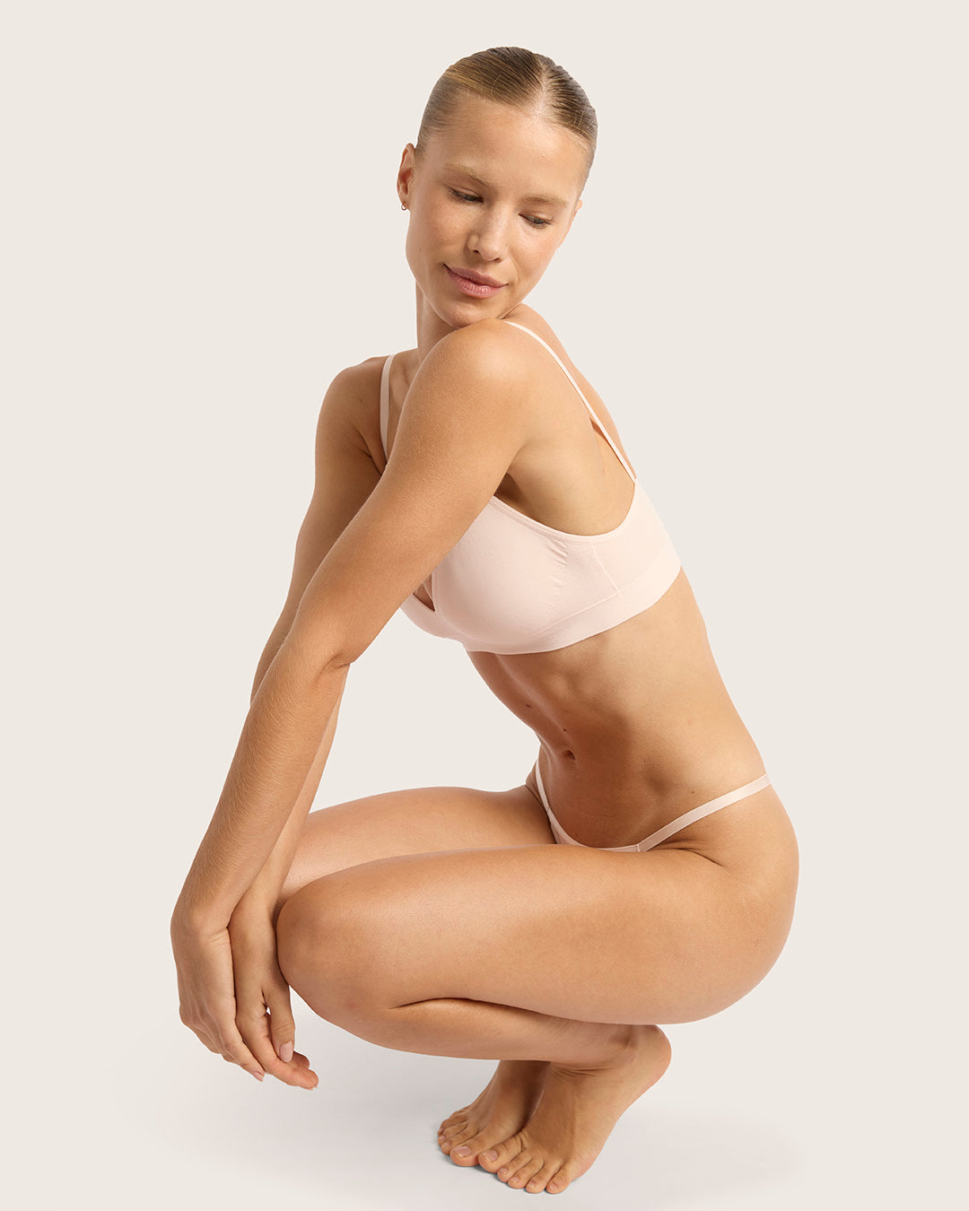 LYOLYTE Thin G-String - Powder Pink