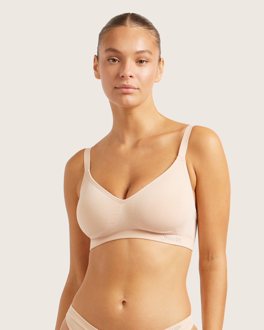 Wireless Full Bust T-Shirt Bra - Shell