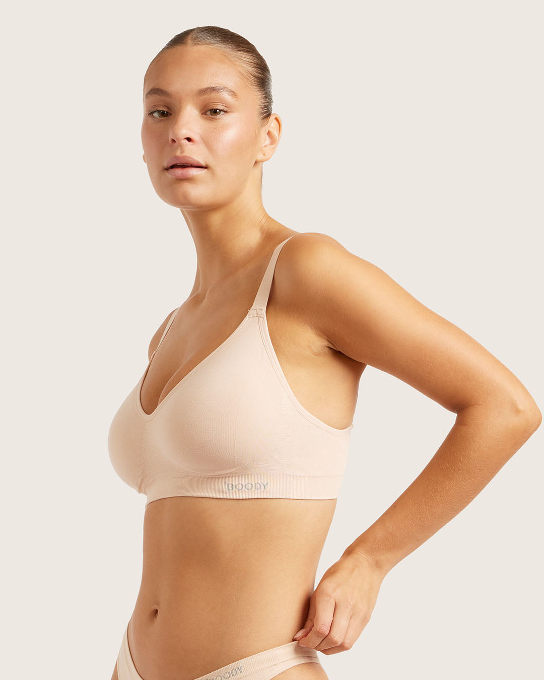 Wireless Full Bust T-Shirt Bra - Shell