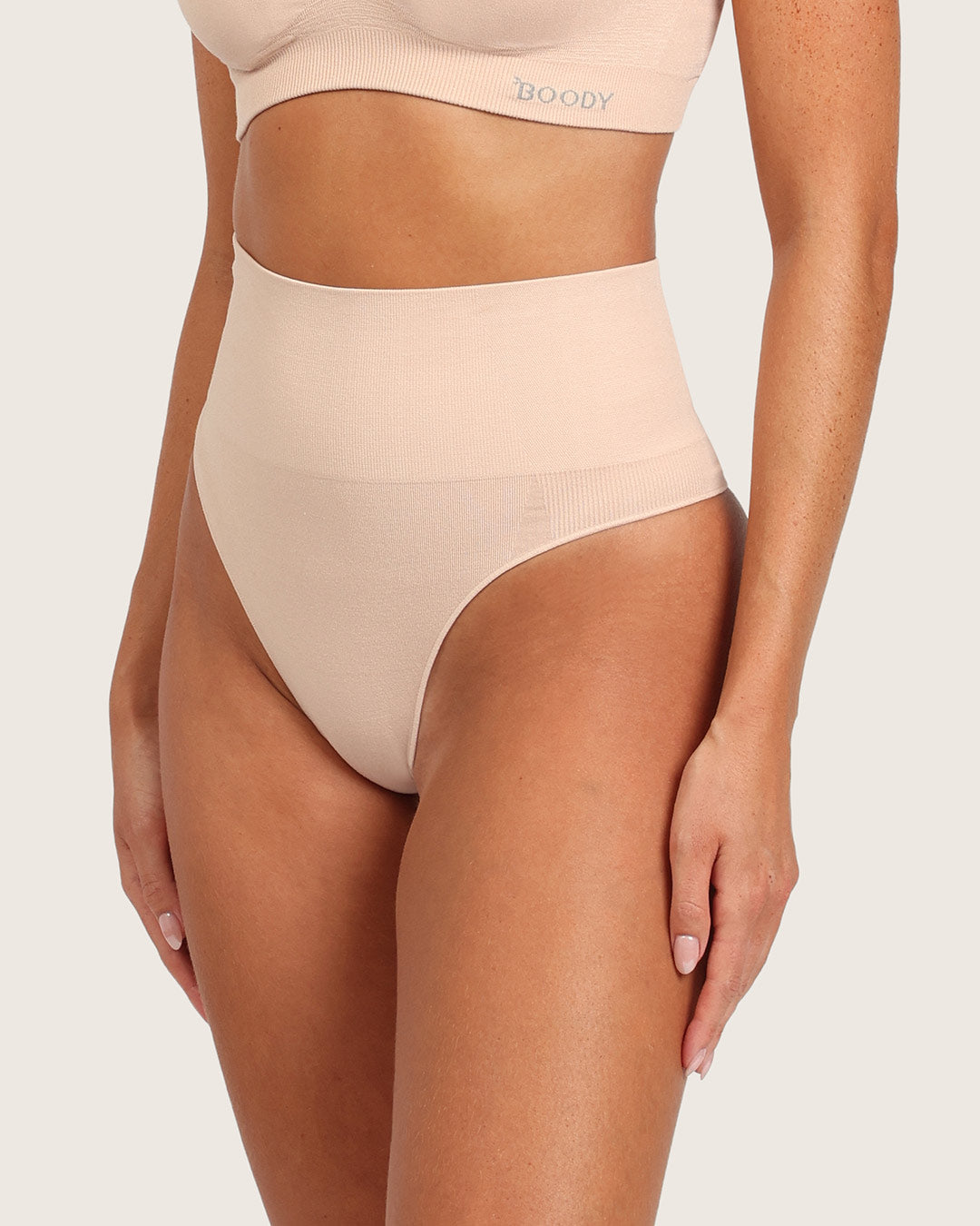 Shaper High Waist G-String - Shell