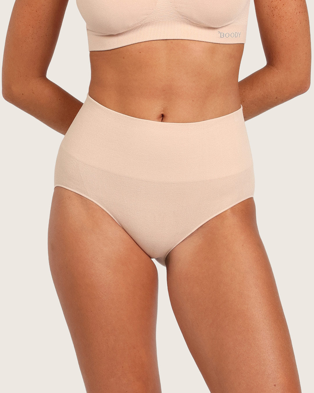 Shaper High Cut Full Briefs - Shell